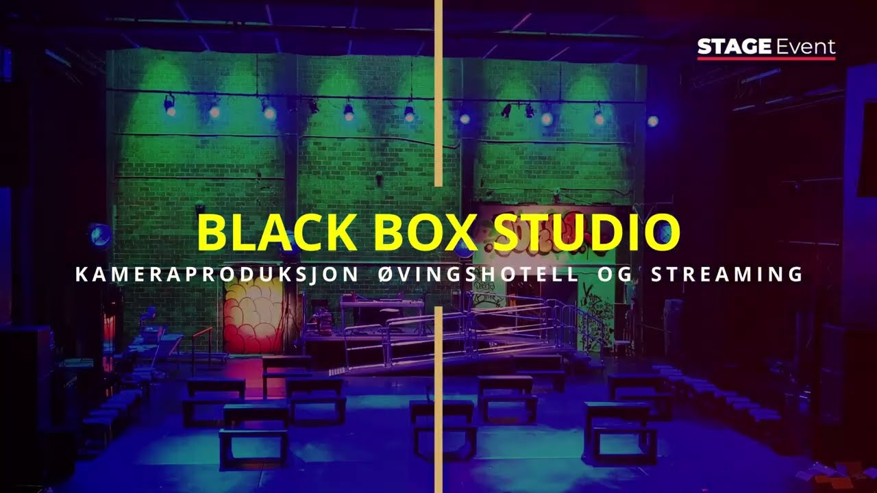 ✅STAGE EVENT &ndash; Profesjonell reklame produsert i Black Box Studio