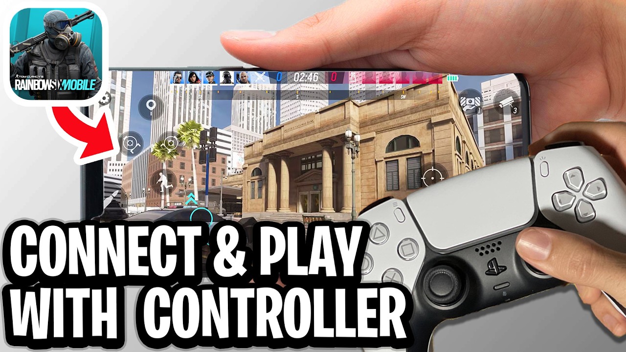 How To Connect & Play With Controller In Rainbow Six Mobile - Full Guide