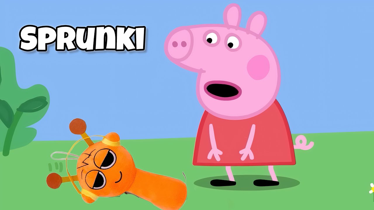 Peppa Finds a Sprunki on the Ground! TRY NOT TO LAUGH