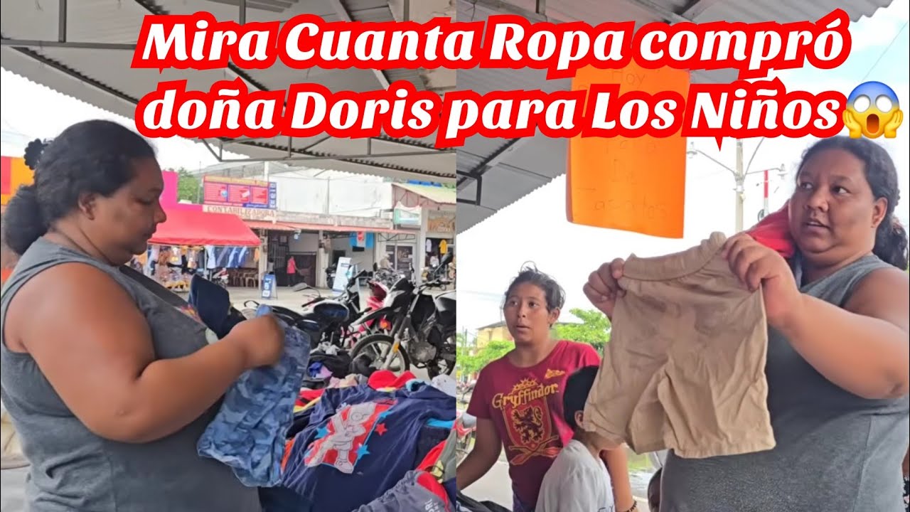 OMG😱Doña Doris Lleva a los Hermanitos De Rosa a Comprarles Mucha ROPA Mira todo lo que les compro🤔