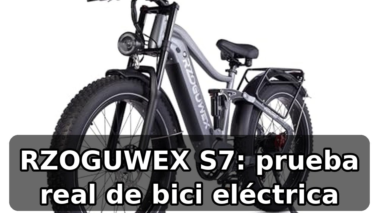 Análisis honesto de la RZOGUWEX S7: bici eléctrica de 26 pulgadas con motor 48V