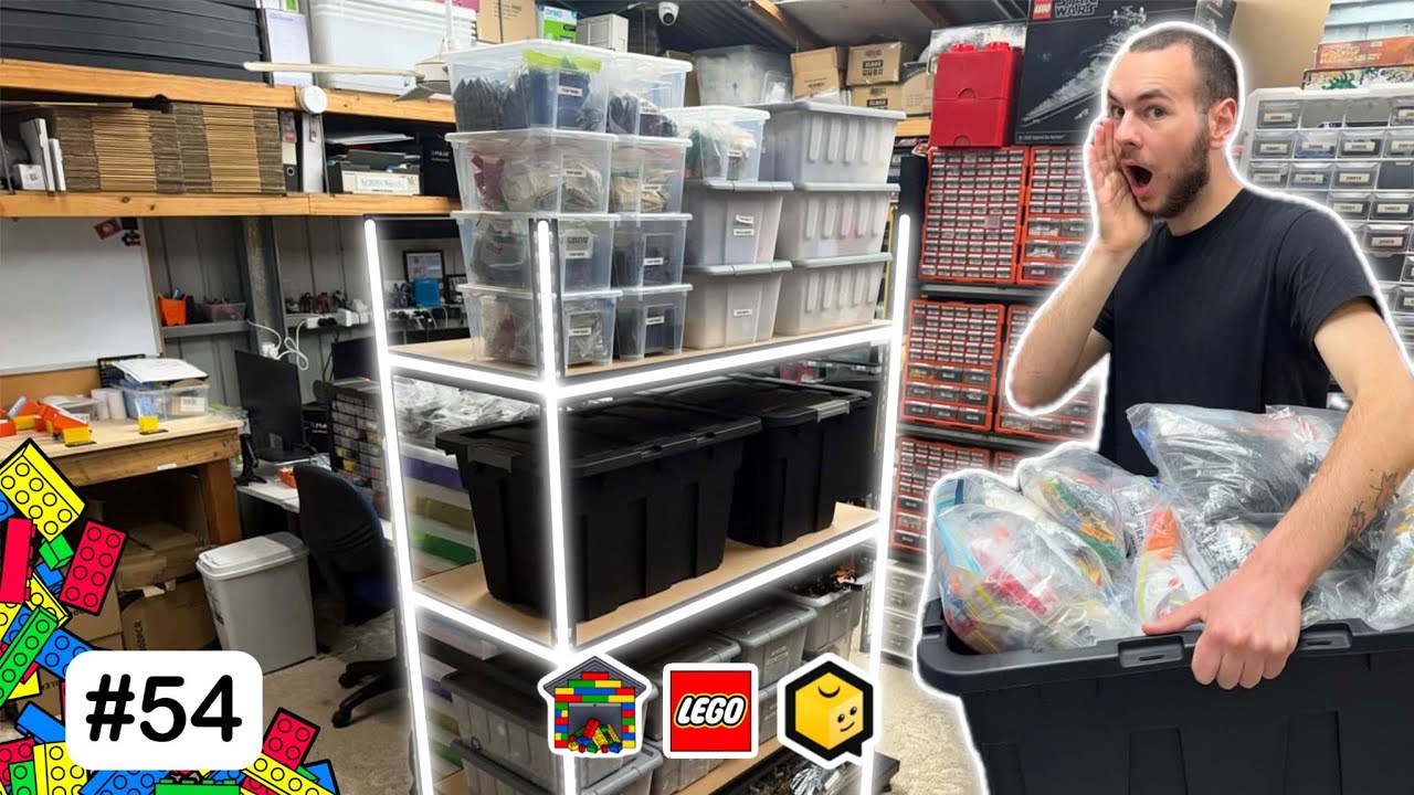 Могу ли я загрузить целую полку LEGO за 2 недели? — Продавец Bricklink на постоянной основе VLOG #54
