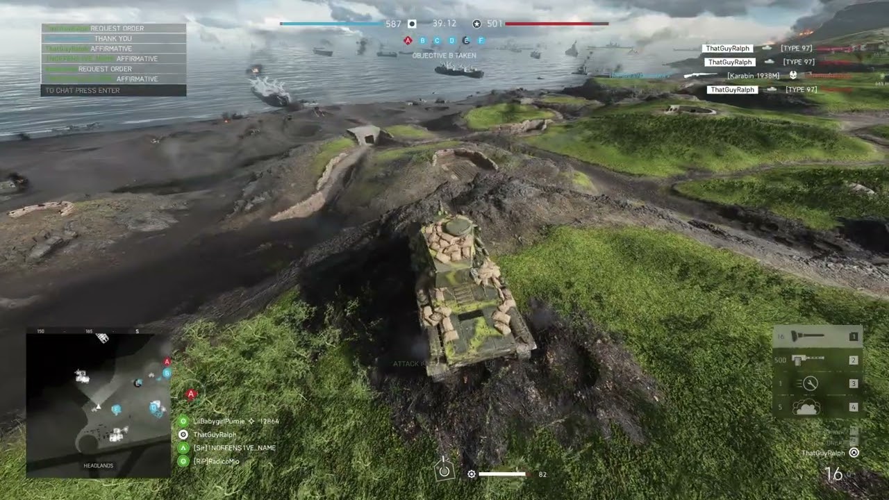 Battlefield V – Iwo Jima | Type 97 Tank | 15–0 KD