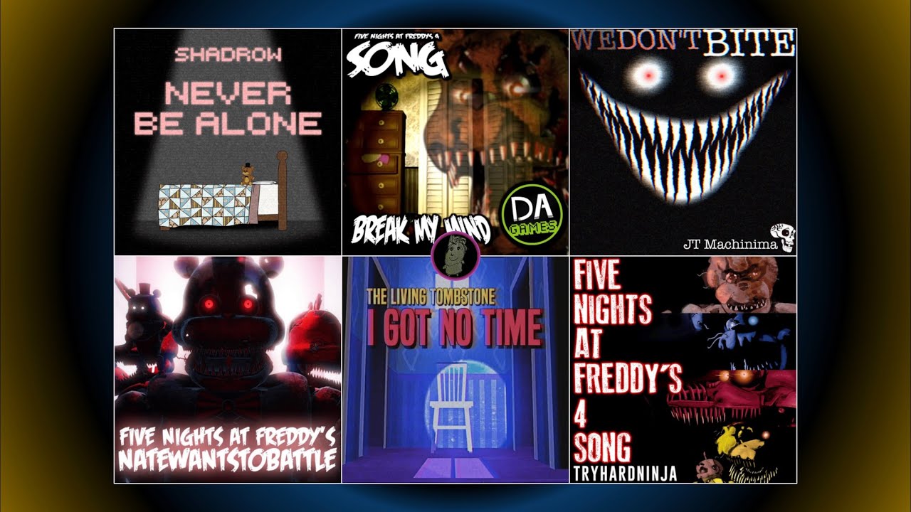 MEGA MASHUP | FNAF 4 10 Year Anniversary Special (DAGames, TLT, Shadrow and More)