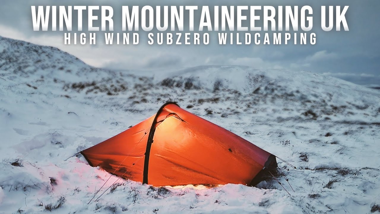 Arduous Camping Conditions Hilleberg Akto / Subzero Winter Snowstorm Solo Wild Camping