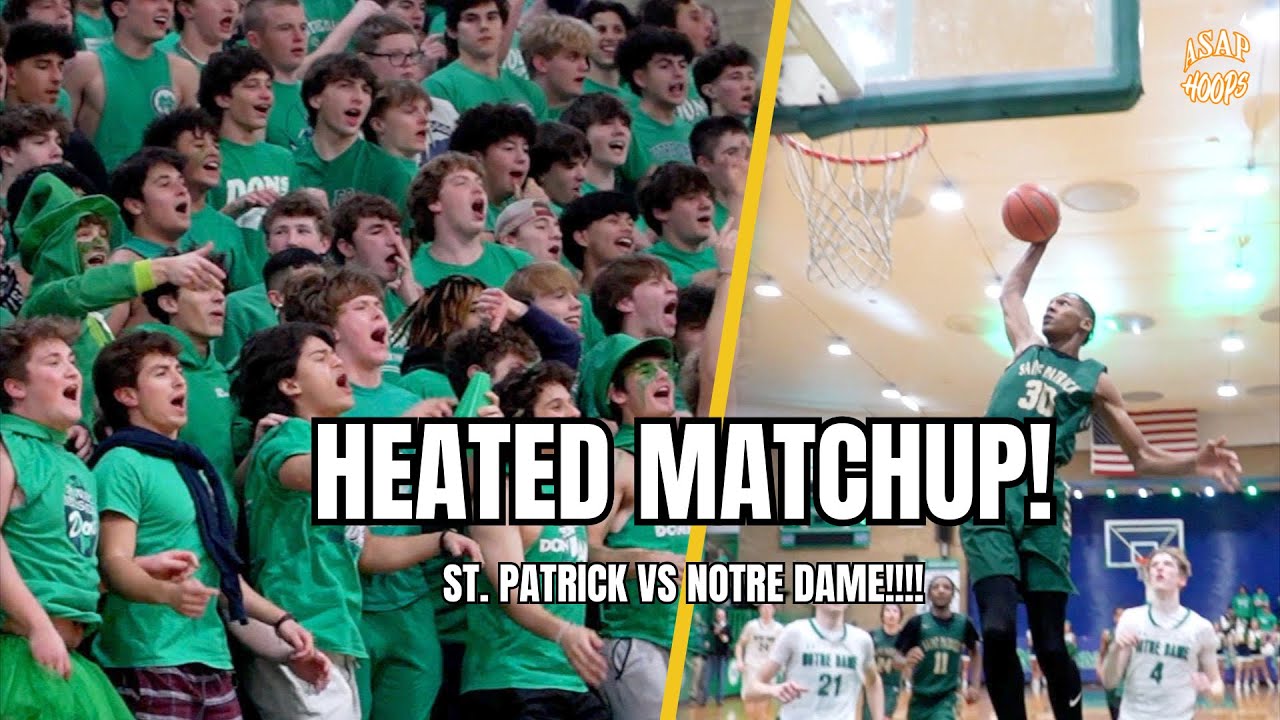 RIVALRY GAME GETS HEATED‼️ st. Patrick 🆚 Notre Dame🍿