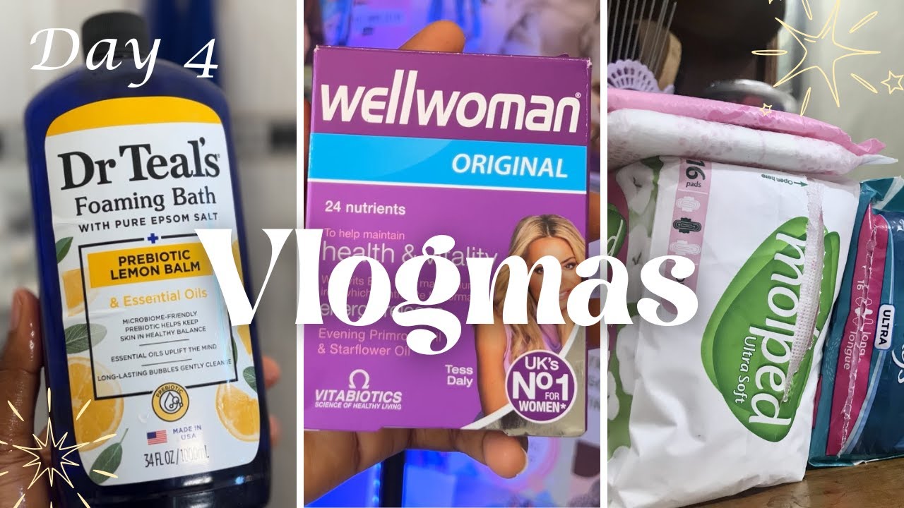Vlogmas Day 4 | Taking Care Of Yourself During Your Period | Best Supplements For Women