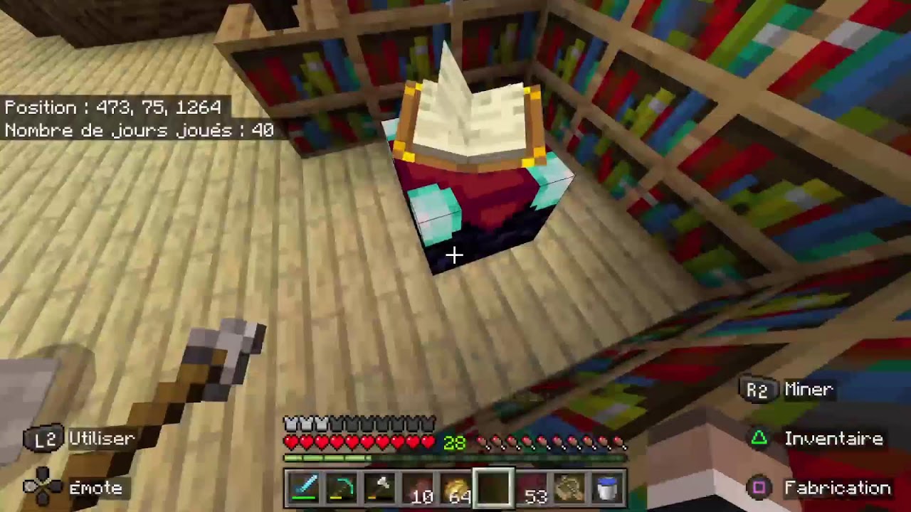 Live Minecraft avec ma copine