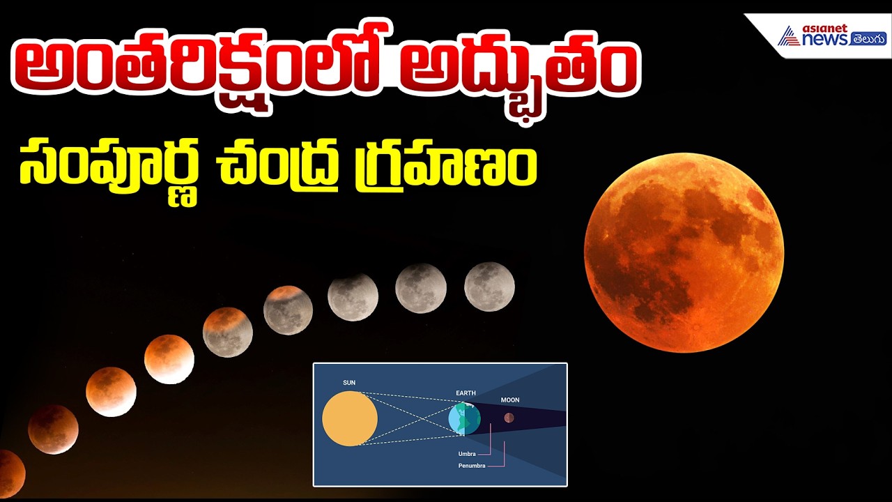 Total Lunar Eclipse 2026 | Blood Moon | చంద్ర గ్రహణం ప్రత్యక్ష ప్రసారం | Asianet News Telugu