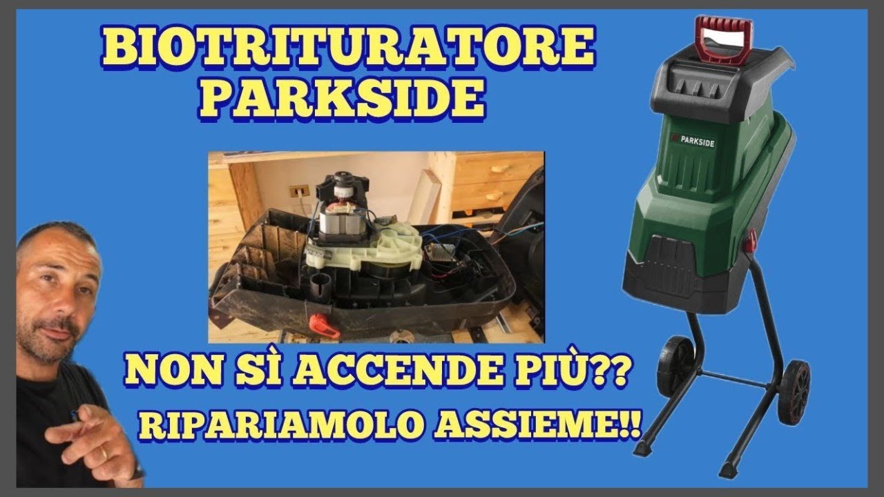  Parkside BIOTRITURATORE PMH 2400 A1 alcune volte non si accende.