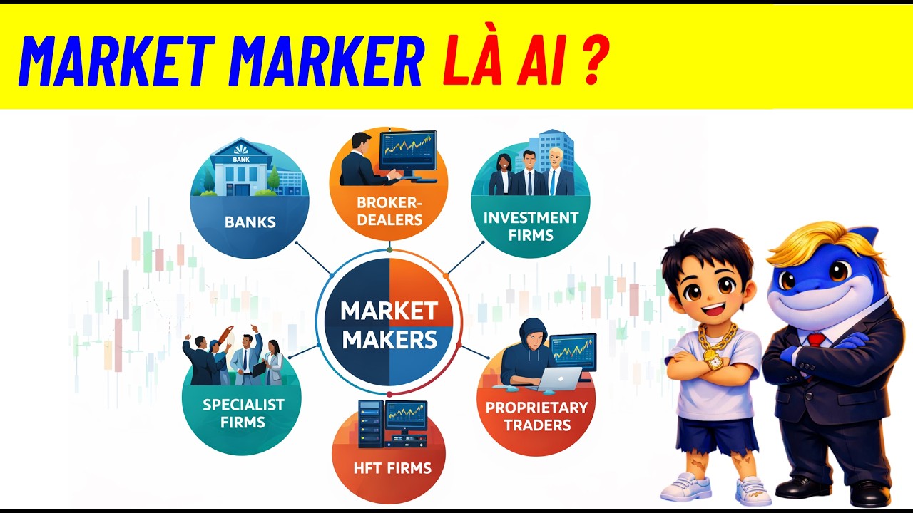 🏆 Video 5: Market Maker là ai? Đặc điểm và dấu vết của Cá Mập.