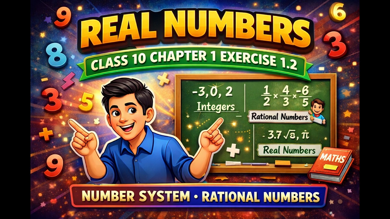 Real Numbers  Class 10 Maths Chapter 1 Exercise 1 .2  Class 9 8 Maths  Number System  Rational No