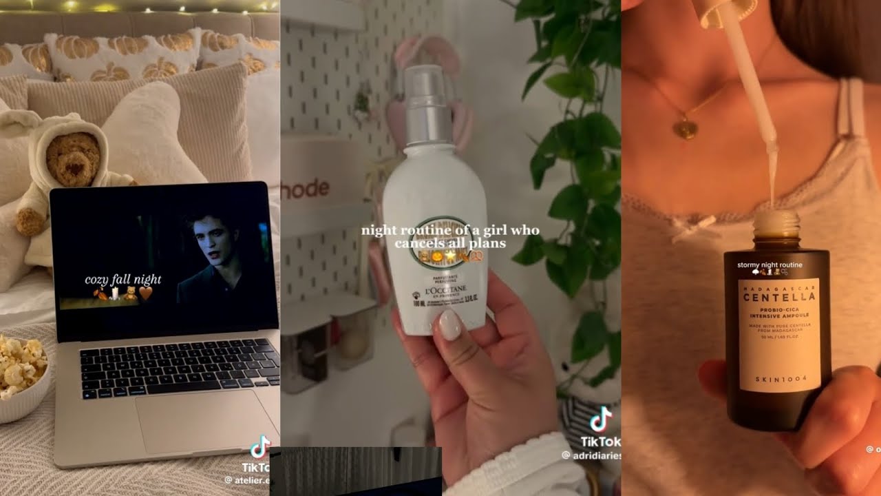 Fall night routine 🍂 TikTok compilation 🍁