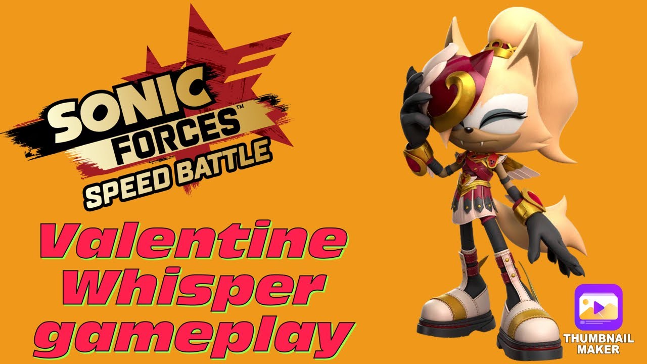 Sonic Forces Speed Battle: Valentine Whisper gameplay