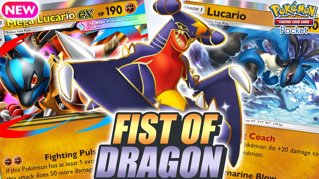 CRUSH THE META ! GARCHOMP & MEGA LUCARIO Are Beasts in Ranked ! - Pokemon TCG Pocket