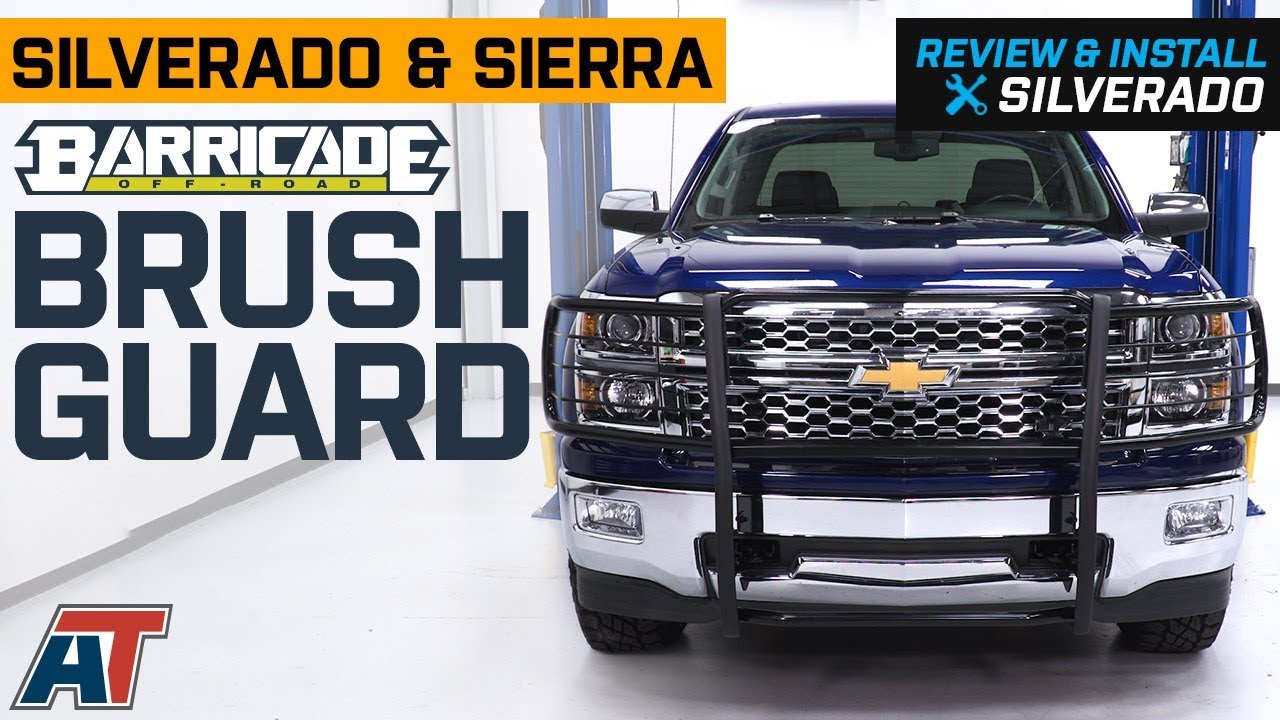 2014-2016 Silverado & Sierra Barricade Black Brush Guard Review & Install