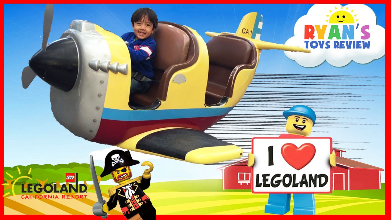 Ryan goes to LEGOLAND Amusement Park for kids