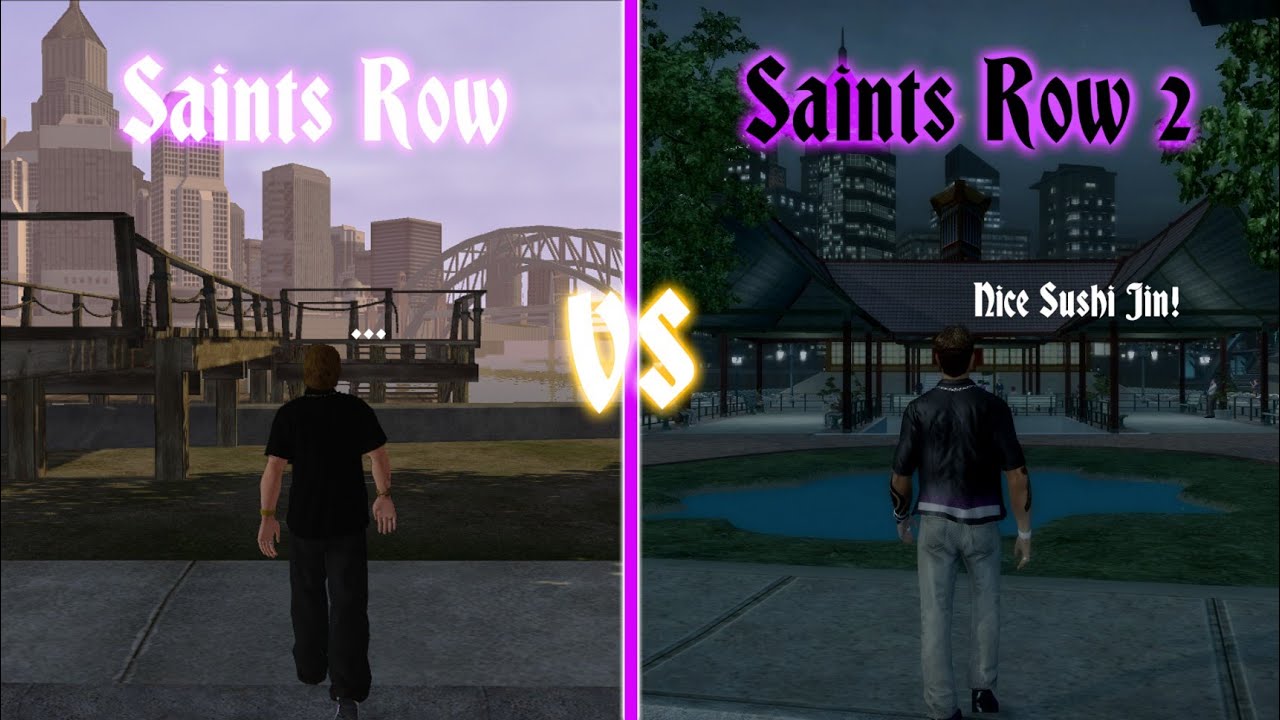 Saints row Vs Saints row 2 map part 2