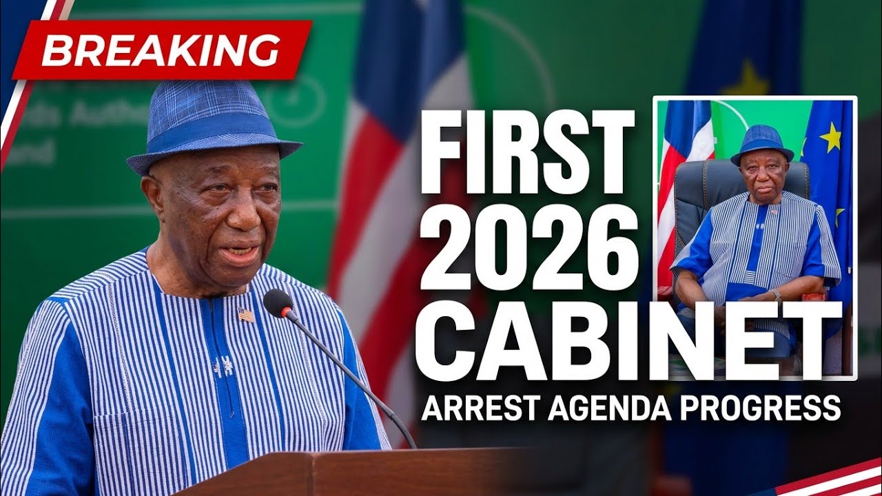 BREAKING President Boakai Holds First Cabinet Meeting of 2026 Focusing on ARREST Agenda Progress