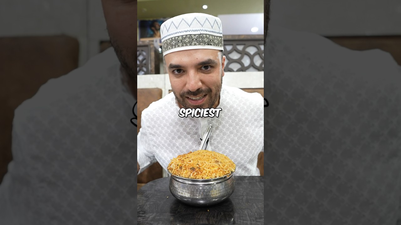 I Tried India&rsquo;s Spiciest Biryani 🥵🇮🇳