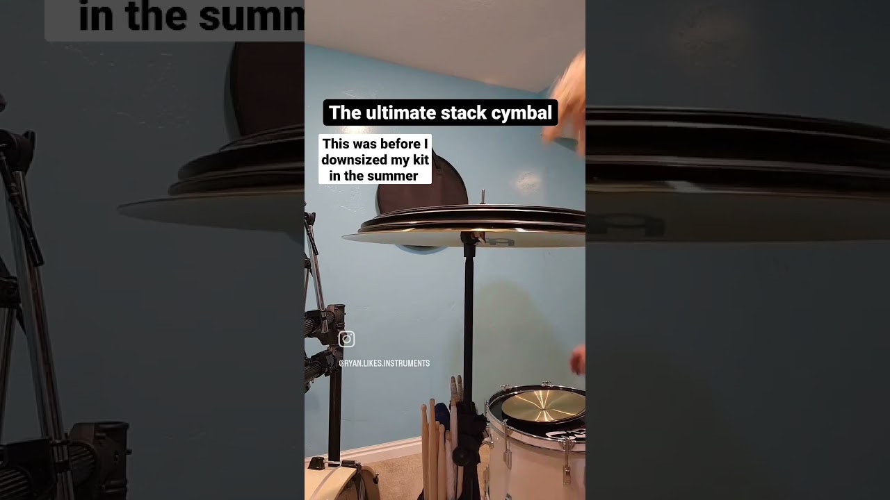 The Ultimate Stack Cymbal- an old gem from my insta