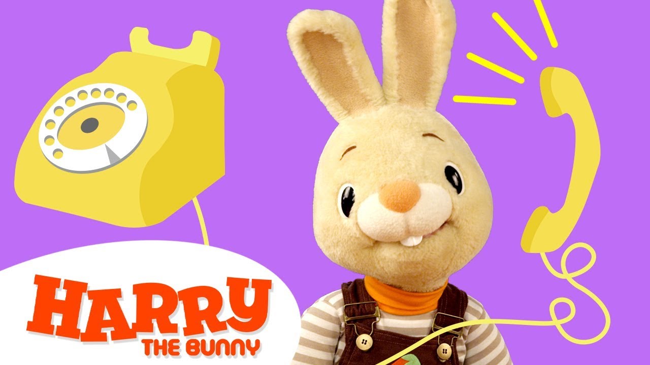 Baby Learning First Words with Harry the Bunny | Educational Family Fun Videos for Toddlers & Babies