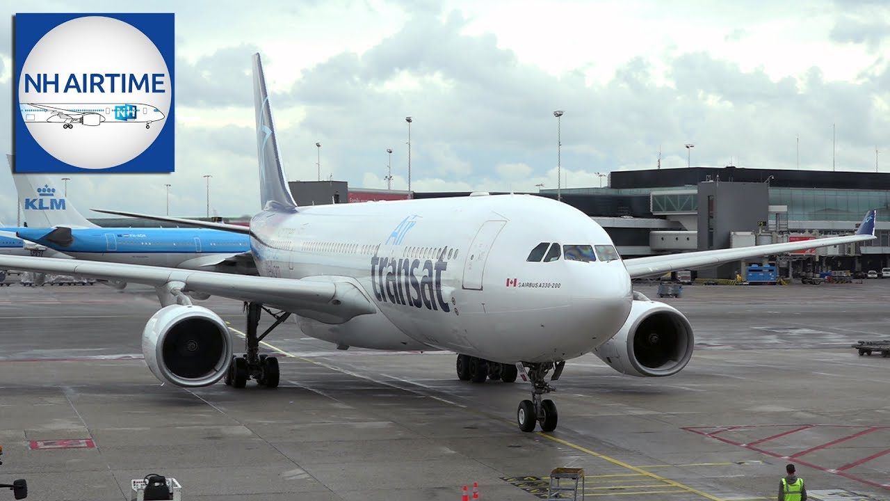 AIR TRANSAT AIRBUS A330-200 AIRCRAFT VISIT