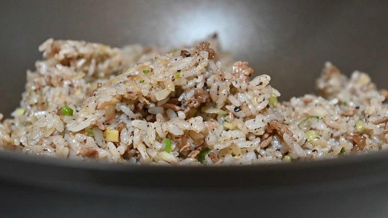 Truffle Fried Rice with Beef