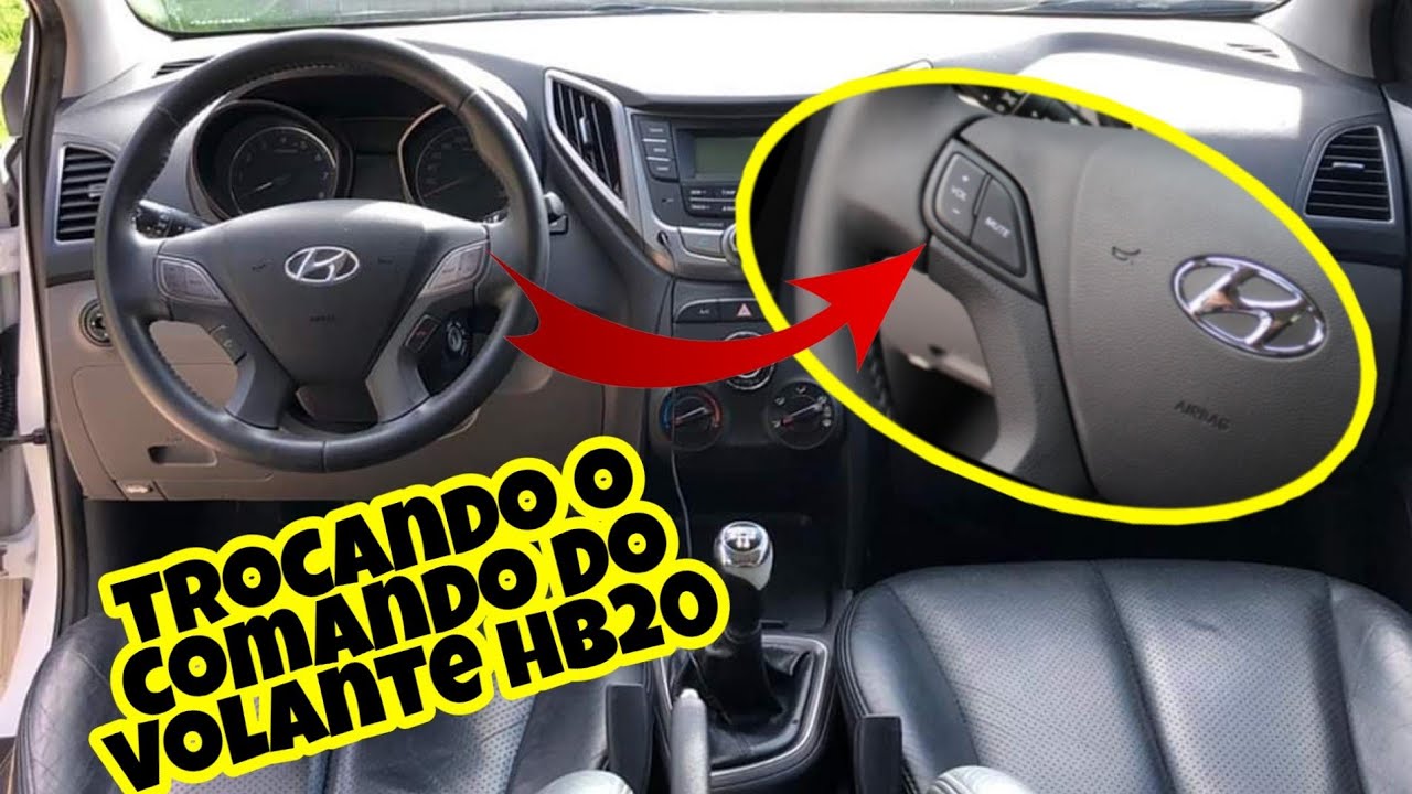 TROCANDO O COMANDO DO VOLANTE DO HB20