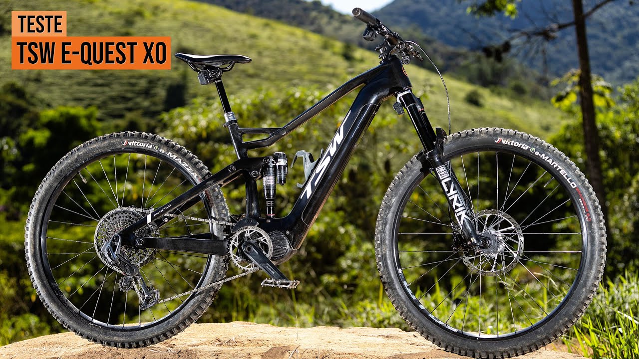 Teste - TSW e-Quest X0 - A bike elétrica nacional mais avançada