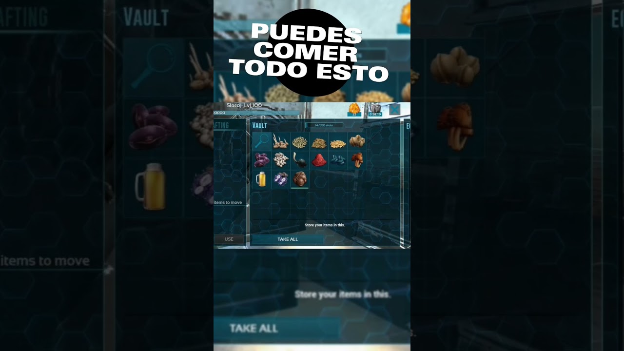 TODO ESTO PUEDES COMER EN ARK!!🤔 #gameplay #gameplay #gaming #ark #youtube #games #fyp