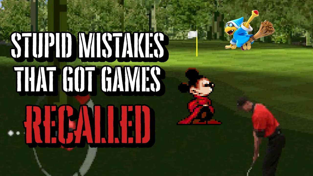 Stupid Mistakes That Got Games Recalled