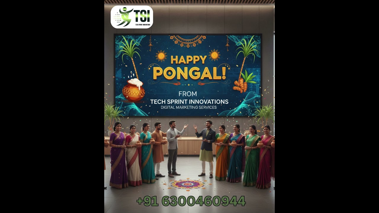 Pongal 2026: Growth, Gratitude & New Beginnings | TechSprintInnovations | SEO | Digital Marketing |