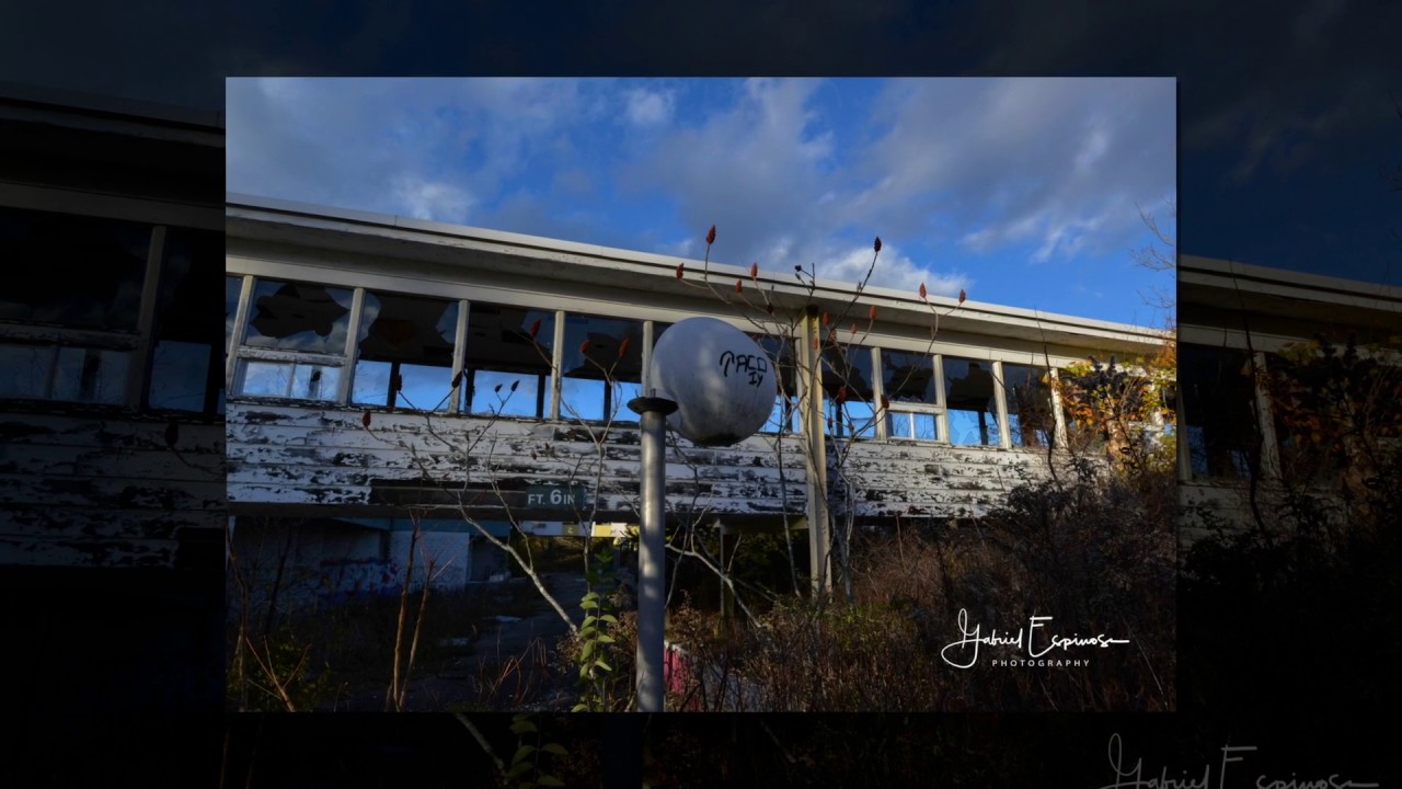 Abandoned Ruins of The Pines Resort in South Fallsburg New York