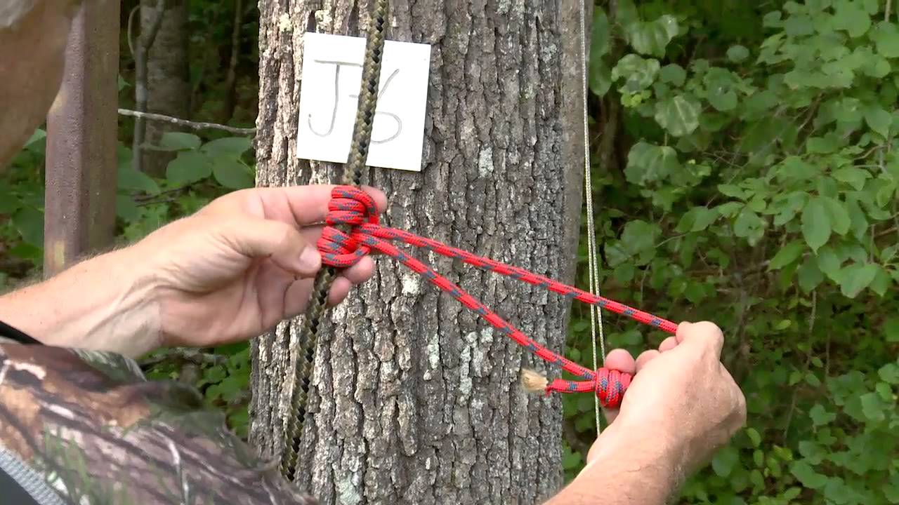 Total Outdoorsman: Установка страховочного каната для стоянки на дереве
