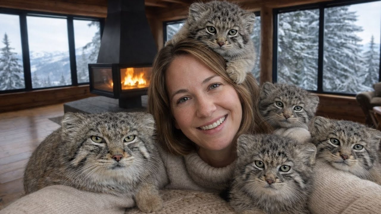 I Rescued ONE Pallas’s Cat from a Frozen Lake… She Came Back with a FAMILY!