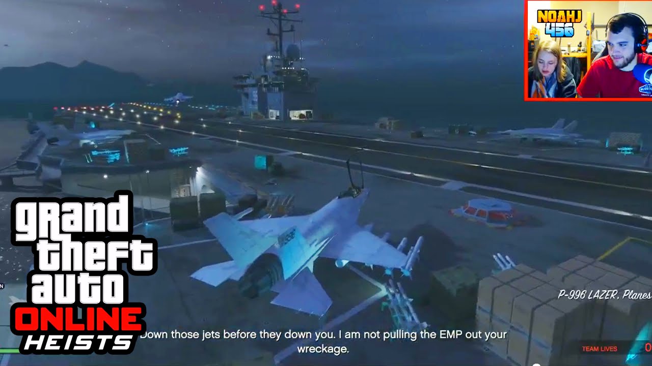 GTA 5 Heist DLC Online Gameplay - Humane Labs Raid + Hydra Jet! (GTA 5 Heists Update)