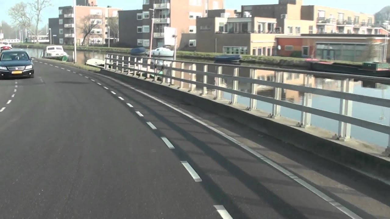 Cab ride bus; Veolia lijn 38: Maasland-Delft (20150216)