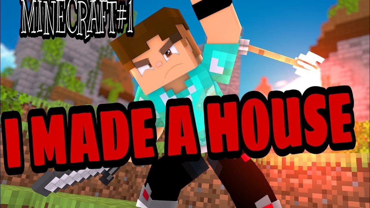 I made a house in Minecraft || Minecraft #1