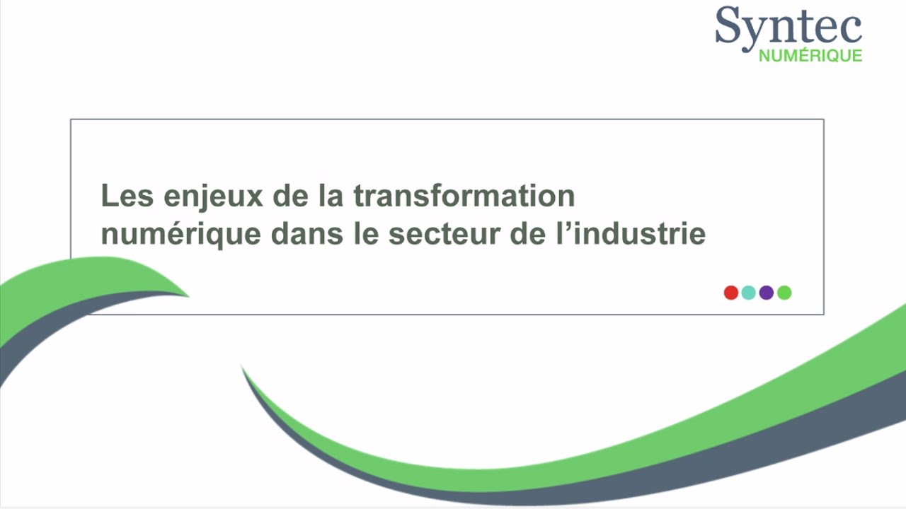 Transformation numérique de l'Industrie