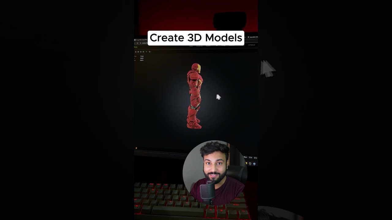 Как создавать анимированные 3D-модели с помощью искусственного интеллекта #ai