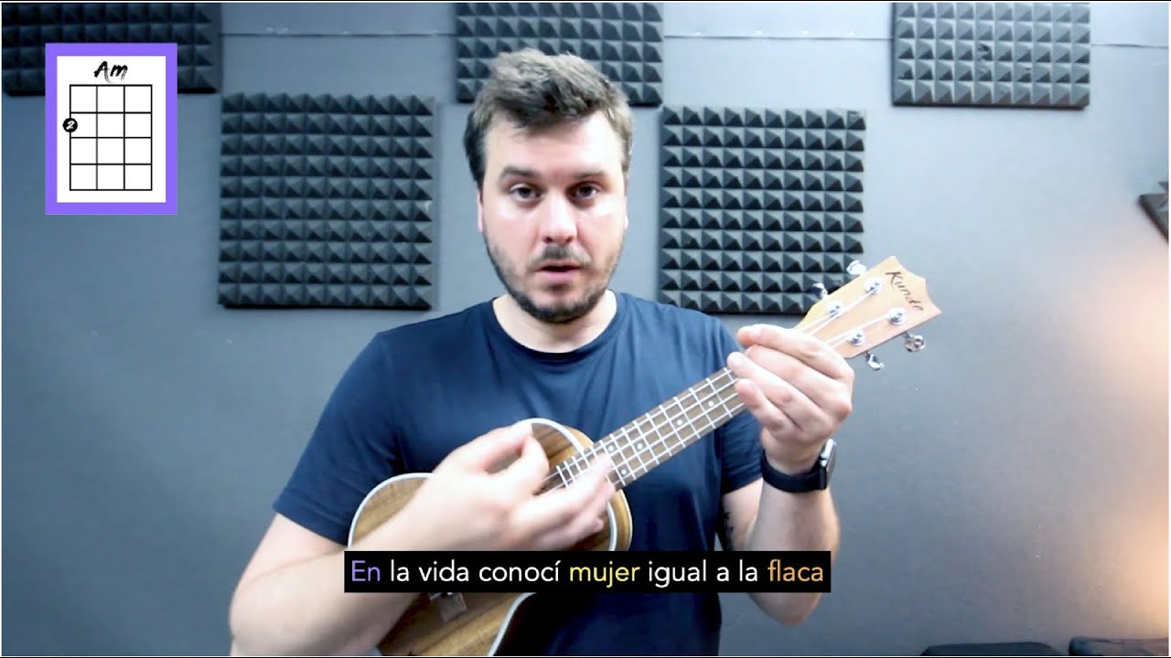 LA FLACA (Jarabe de Palo) - Ukelele Cover & Tutorial by @kali_midi
