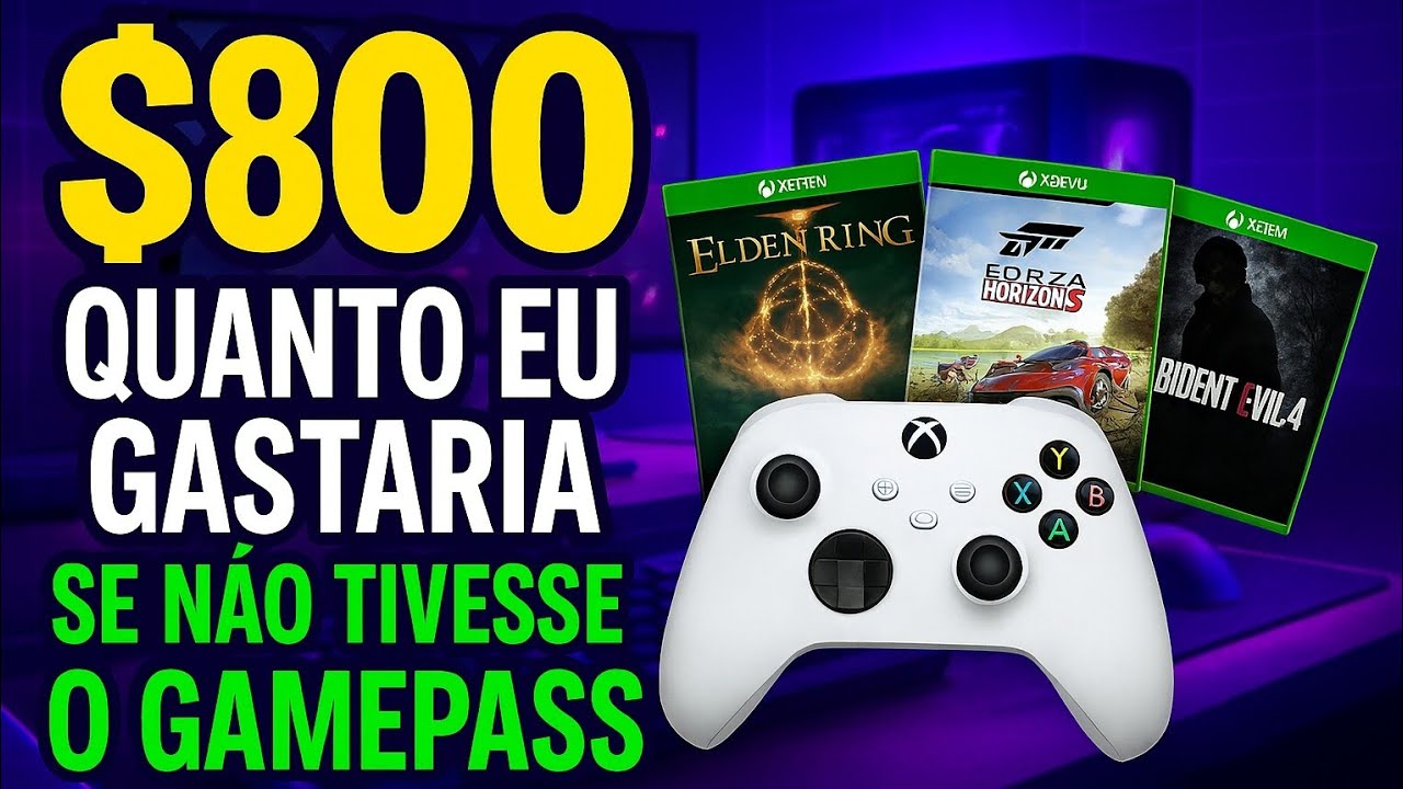 🎮💸Quanto o Game Pass me faz economizar? Prepare-se para o choque!
