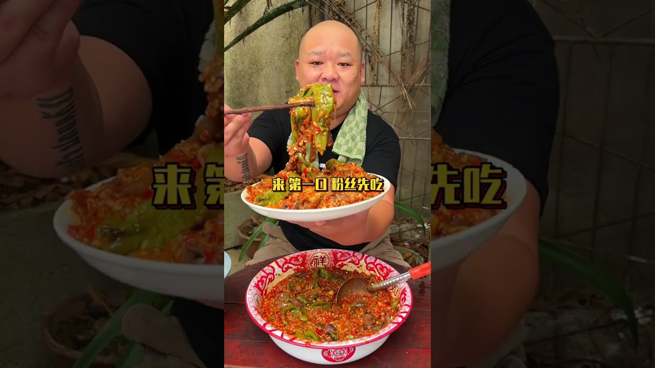 肉末茄子 今天黎哥的这道 烧 太下饭了 灯泡吃了满满一大盘