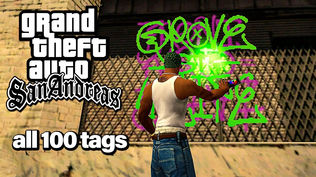 GTA San Andreas (Classic) - All 100 Tags Guide [Locations]