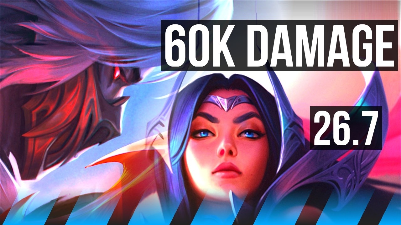 ZED vs IRELIA (MID) | 60K damage | EUNE Challenger | 26.7
