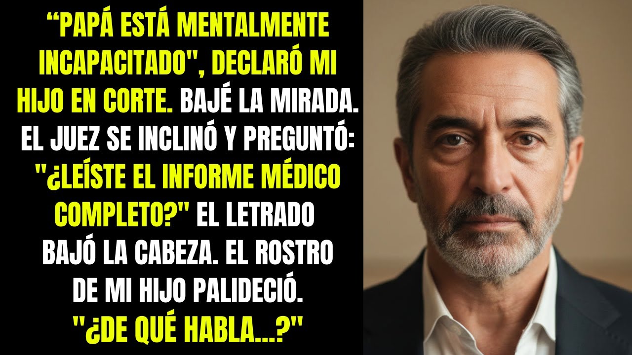 “Mi padre perdió la razón”, declaró mi hijo en el tribunal… hasta que el juez se inclinó y…