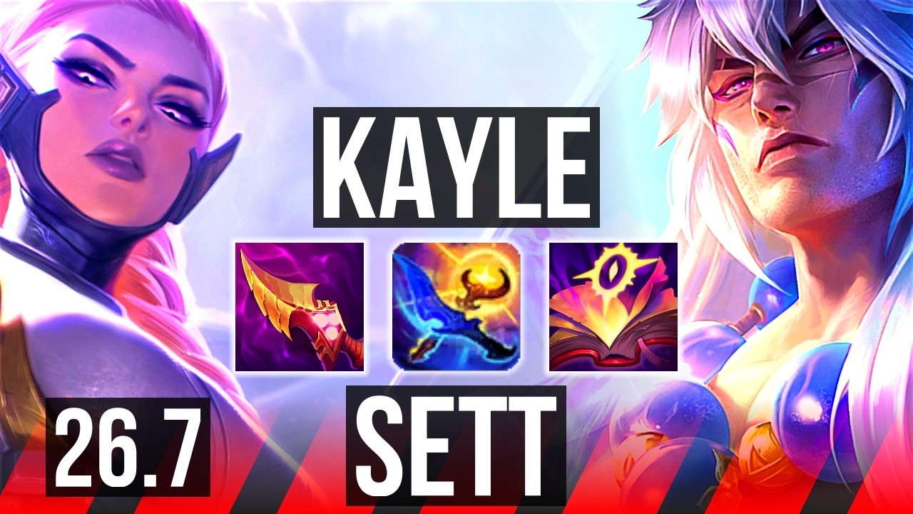 KAYLE vs SETT (TOP) | Good KDA: 14/1/1 | EUW Diamond | 26.7
