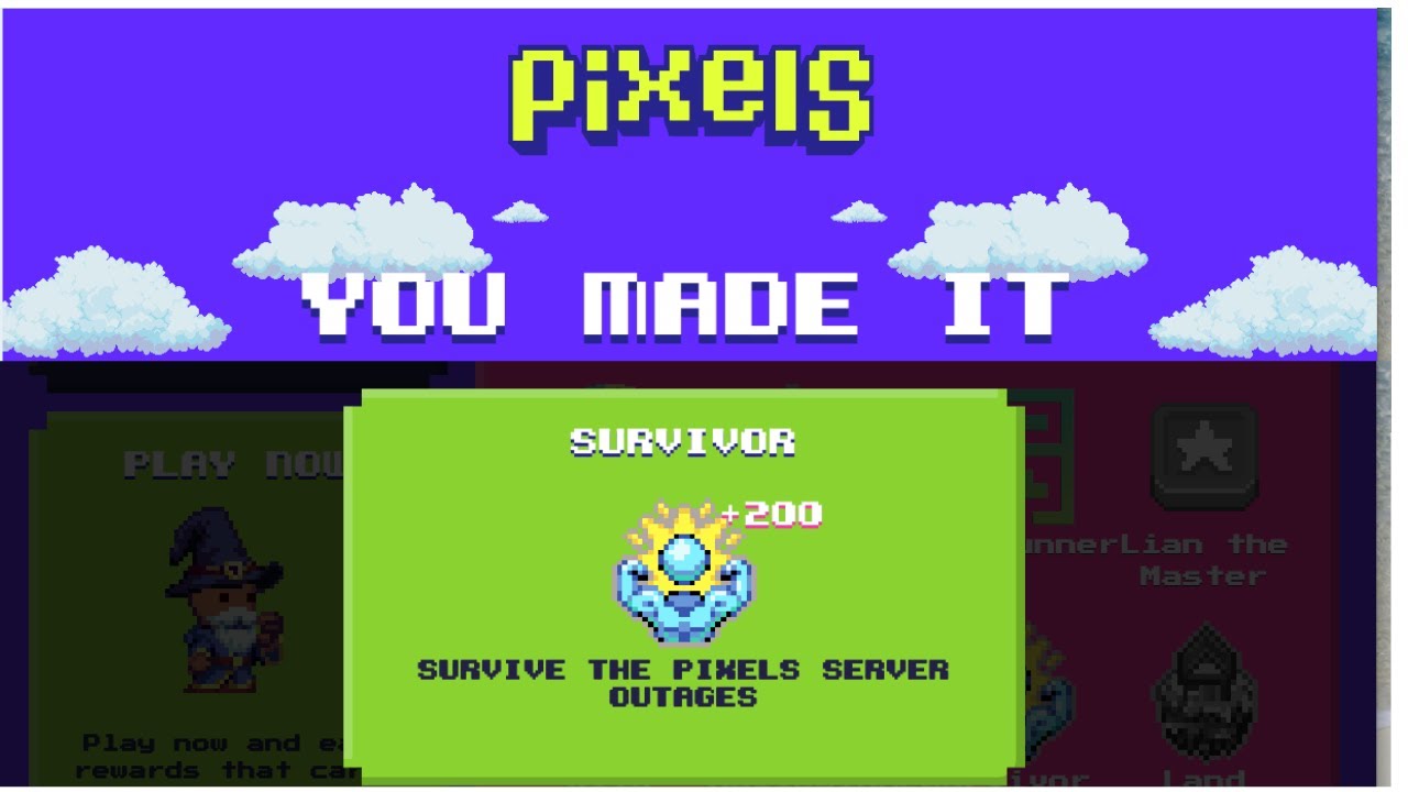 PIXELS AIRDROP: HOW TO COMPLETE SURVIVOR QUEST AND EARN YOUR BADGE