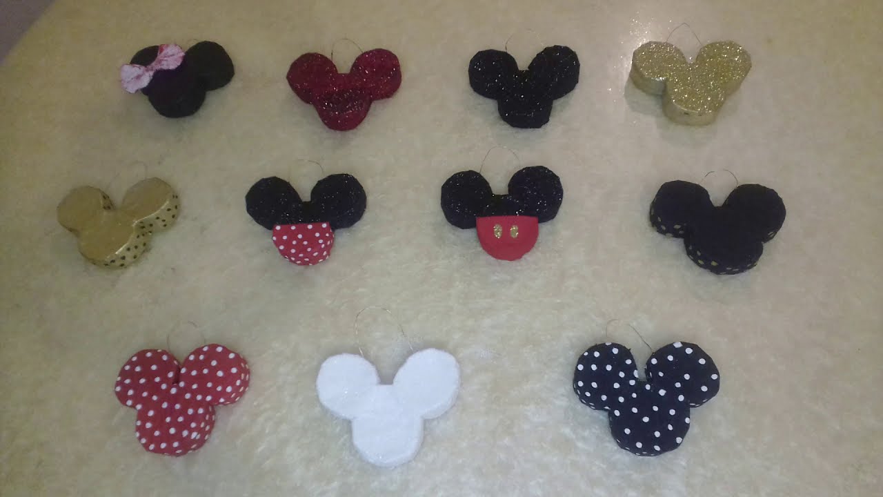 Como Hacer Esferas De Mickey Mouse Con Rollos De Papel Higiénico / Annah